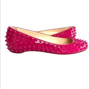 Christian LouboutinGozul Spike Flats Magenta 39.5